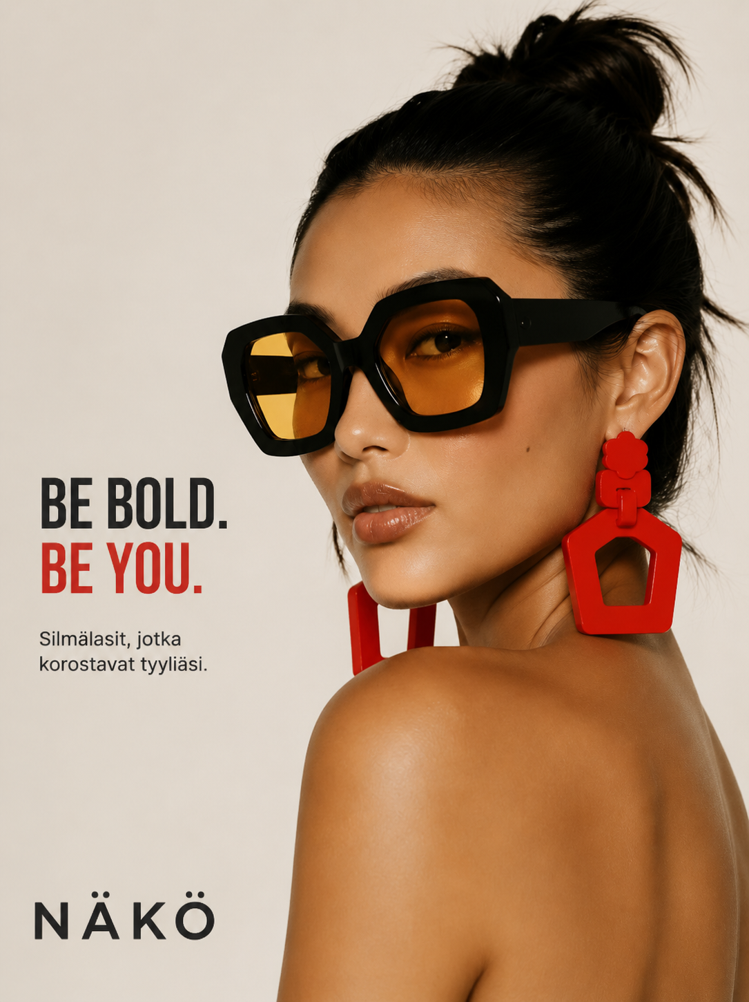 Näkö sunglasses brand ad